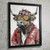 Cool Highland Cow Illustration Wall Art Print Animal Cow Poster Picture Print (2
