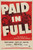 Paid in Full (1950)_1 Poster Canvas Movie Film Print A0 A1 A2 A3 A4 A5 A6 Art Wa