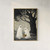 Ghosts under oak tree art print - moody dark academia haunted forest art ghostly