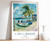12_Caye Caulker Print, Caye Caulker Travel Poster, Caribbean Travel Print, Tropi