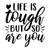 Life Is Tough But So Are You Poster Canvas Movie Film Print A0 A1 A2 A3 A4 A5 A6