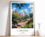 8_Curitiba Print, Curitiba Travel Poster, Brazil Travel Print, Tropical Decor, B
