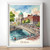 Dublin Ireland Travel Poster - Iconic Landmarks & Vibrant Culture Art Print Post