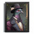 Purple Pigeon In A Suit Print Vintage Animal Wall Art Bird Artwork Pigeon Art (2