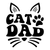 Cat Dad (2) Poster Canvas Movie Film Print A0 A1 A2 A3 A4 A5 A6 Art Wall Decorat