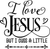 I love Jesus but Funny Poster Creative Canvas Print A0 A1 A2 A3 A4 A5 A6 Art Wal