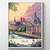 Captivating Lille France Travel Poster - Vibrant Cityscape Art Print Poster Canv