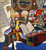 Joan-miro-caballo-pipa-y-flor-roja miro 3 Poster Canvas Movie Film Print A0 A1 A