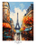 paris autuhm acrylic Poster Canvas Travel Holiday Trip Print Turism A0 A1 A2 A3