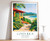 12_Costa Rica Poster, Costa Rica Travel Print, North America Travel Art, Tropica