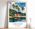 12_Suriname Print, Suriname Travel Poster, South America Wall Travel Print, Trop