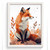 Minimalist Fox Wall Art Print Fox Picture Animal Artwork Print Nursery Artwork (