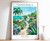 7_Guatemala Print, Guatemala Travel Poster, North America Travel Print, Tropical