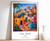 2_Tel Aviv Print, Tel Aviv Travel Poster, Israel Travel Poster, Middle Eastern T