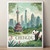 Captivating Chengdu China Travel Poster - Panda Cityscape Art Print Poster Canva