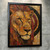 Abstract Vibrant Lion Animal Wall Art Print Poster Animal Lion Home Picture (2)