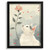 Cat Flower Artwork Print For The Bedroom Art Floral Lounge Wall Art Picture Gift