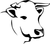 Cows in drowings (11) Poster Canvas Movie Film Print A0 A1 A2 A3 A4 A5 A6 Art Wa