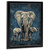 African Elephant Family Wall Art Print Animal Artwork Elephants Framed Picture A