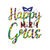 Happy Mardi Gras Sublimation-01 Poster Canvas Movie Film Print A0 A1 A2 A3 A4 A5