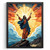 Stained Glass Style Art Print Jesus Christ Wall Art Religious Artwork For Home (