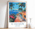 7_El Salvador Print, El Salvador Travel Poster, North America Travel Poster, Car