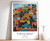 7_Faisalabad Print, Faisalabad Travel Poster, Pakistani Wall Art, Pakistan Trave