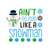 Aint No Man Like a Snowman Poster Canvas Movie Film Print A0 A1 A2 A3 A4 A5 A6 A