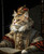 Cat And Dog Queen Renaissance Custom Pet Portrait Renaissance Pet Portrait Pet M