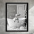 Black White Goat Art Print Vintage Goat Portrait Animal Wall Art Goat Poster Art