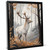 Majestic Stag in Misty Forest Print Elegant Wildlife Wall Art Silver Stag Art (1