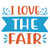 I Love the Fair-01 Poster Canvas Movie Film Print A0 A1 A2 A3 A4 A5 A6 Art Wall