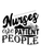 Nurses are patient people-01 Poster Canvas Movie Film Print A0 A1 A2 A3 A4 A5 A6