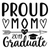 PROUD MOM OF A 2019 GRADUATE-01 Poster Canvas Movie Film Print A0 A1 A2 A3 A4 A5