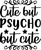 Cute but psycho but cute Poster Canvas Movie Film Print A0 A1 A2 A3 A4 A5 A6 Art