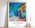 11_San Pedro Print, San Pedro Travel Poster, Belize Wall Art, Caribbean Travel P