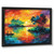 2 Islands Wall Art Oil Style Print Landscape Oil Art Print Island Office Picture