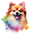 Pomeranian (2) Poster Canvas Movie Film Print A0 A1 A2 A3 A4 A5 A6 Art Wall Deco