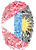 Antigua and Barbuda-Flag Fingerprint (2) Poster Canvas Movie Film Print A0 A1 A2