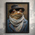 1920s Gang Frog Poster Wall Art Vintage Animal Wall Art Frog Artwork Art Print (