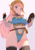 Zelda Highleg Leotard Embarrassment Anime E Girl Poster Canvas Movie Film Print