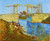 Vincent Van Gogh - Pont de Langlois Kröller Müller Poster Canvas Movie Film Prin