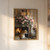 Leopard in Victorian home art print - Romanticism oil painting style leopard vin