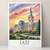 Iasi Romania Travel Poster - Remarkable Baroque Palace Art Print Poster Canvas M