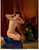 FREDERICK SANDS BRUNNER (American, 1886-1954). Pensive Art Deco Nude. Oil Poster