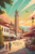 Historic Bitola Macedonia Travel Poster - Classical Ottoman Architecture Art Pri