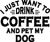 005 DrinkCoffeePetDog Poster Canvas Movie Film Print A0 A1 A2 A3 A4 A5 A6 Art Wa