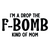 i'm a drop the f-bomb kind of mom-01 Poster Canvas Movie Film Print A0 A1 A2 A3