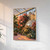 1970s disco ball and plants in conservatory art print - disco ball mirrorball 70