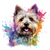 Cairn Terrier (3) Poster Canvas Movie Film Print A0 A1 A2 A3 A4 A5 A6 Art Wall D